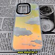 قاب گوشی iPhone 14 Pro آیفون طرح ضدضربه اورجینال هولوگرامی لنز رنگی هفت رنگ CASETIFY کد 119