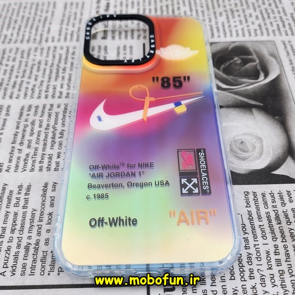 قاب گوشی iPhone 14 Pro Max آیفون طرح ضدضربه اورجینال هولوگرامی لنز رنگی هفت رنگ CASETIFY کد 139