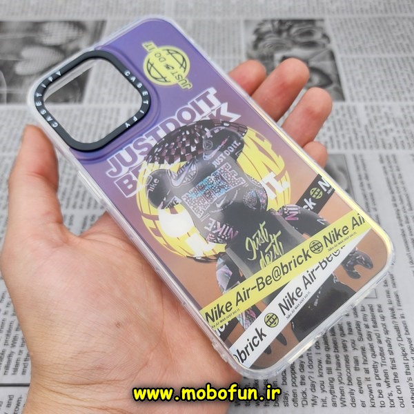 قاب گوشی iPhone 14 Pro Max آیفون طرح ضدضربه اورجینال هولوگرامی لنز رنگی هفت رنگ CASETIFY کد 141