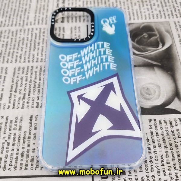 قاب گوشی iPhone 14 Pro Max آیفون طرح ضدضربه اورجینال هولوگرامی لنز رنگی هفت رنگ CASETIFY کد 143
