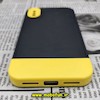 قاب گوشی iPhone X - iPhone XS آیفون طرح سیلیکونی دو رنگ اورجینال Q-SERIES مشکی زرد کد 415