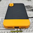 قاب گوشی iPhone X - iPhone XS آیفون طرح سیلیکونی دو رنگ اورجینال Q-SERIES مشکی نارنجی کد 416