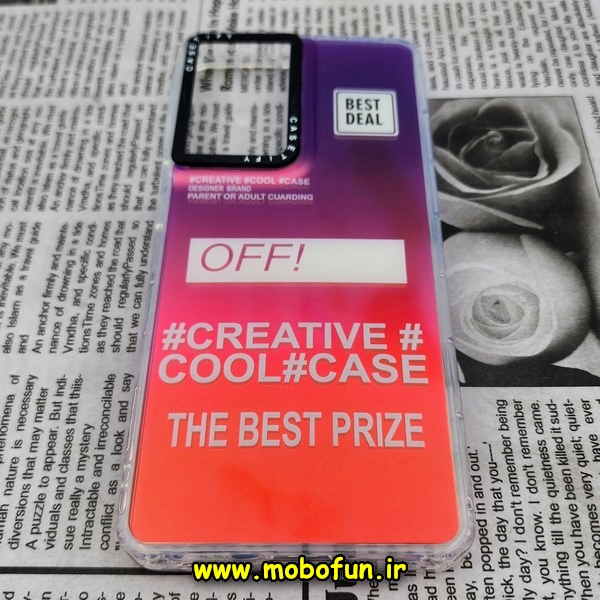 قاب گوشی Galaxy S21 Ultra سامسونگ طرح ضدضربه اورجینال هولوگرامی لنز رنگی هفت رنگ CASETIFY کد 257