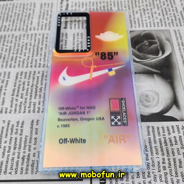 قاب گوشی Galaxy S21 Ultra سامسونگ طرح ضدضربه اورجینال هولوگرامی لنز رنگی هفت رنگ CASETIFY کد 263