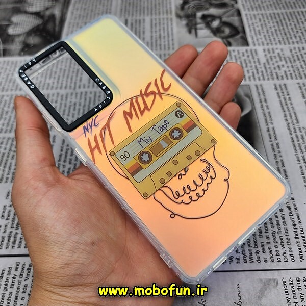 قاب گوشی Galaxy S21 Ultra سامسونگ طرح ضدضربه اورجینال هولوگرامی لنز رنگی هفت رنگ CASETIFY کد 264