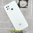 قاب گوشی Xiaomi Redmi 10C - Poco C40 شیائومی سیلیکونی اورجینال پاک کنی درجه یک زیربسته سفید محافظ لنز دار کد 232