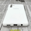 قاب گوشی Galaxy A04S سامسونگ سیلیکونی اورجینال سورا SORA پاک کنی درجه یک زیربسته سفید محافظ لنز دار کد 82