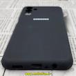 قاب گوشی Galaxy A04S سامسونگ سیلیکونی اورجینال سورا SORA پاک کنی درجه یک زیربسته مشکی محافظ لنز دار کد 83