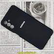قاب گوشی Galaxy A04S سامسونگ سیلیکونی اورجینال سورا SORA پاک کنی درجه یک زیربسته مشکی محافظ لنز دار کد 83