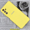 قاب گوشی Galaxy A04S سامسونگ سیلیکونی اورجینال سورا SORA پاک کنی درجه یک زیربسته زرد محافظ لنز دار کد 86