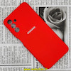 قاب گوشی Galaxy A04S سامسونگ سیلیکونی اورجینال سورا SORA پاک کنی درجه یک زیربسته قرمز محافظ لنز دار کد 87