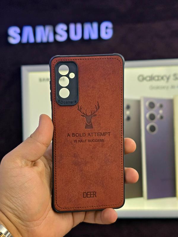 گارد چرمی ساده Galaxy M52