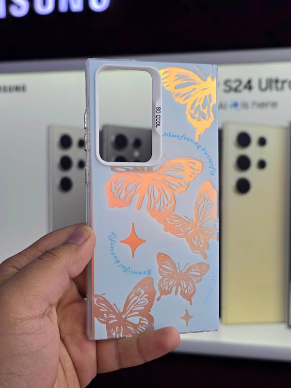 گارد طرح پروانه Galaxy S24 Ultra