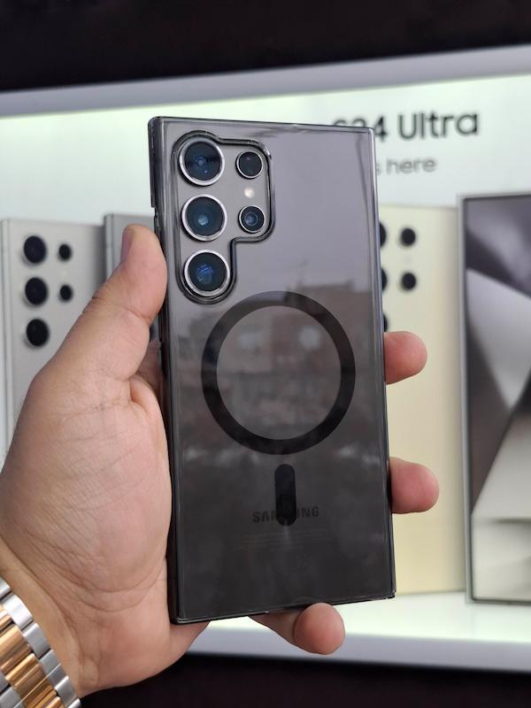 گارد شیشه‌ای مگ سیف برلیا Galaxy S24 Ultra