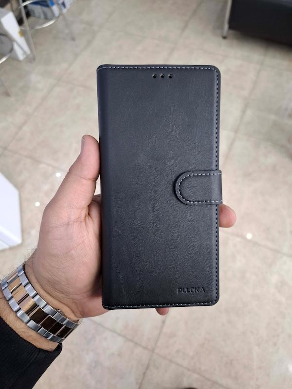 کیف کلاسوری چرمی دو تکه Galaxy S24 Ultra