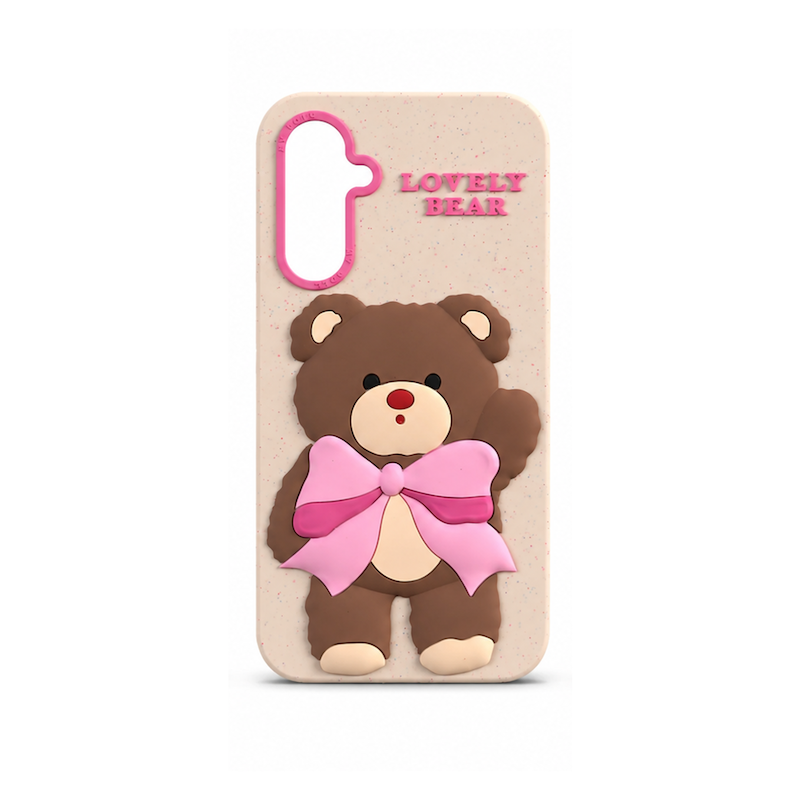 گارد عروسکی خرس برجسته Galaxy A26/A17