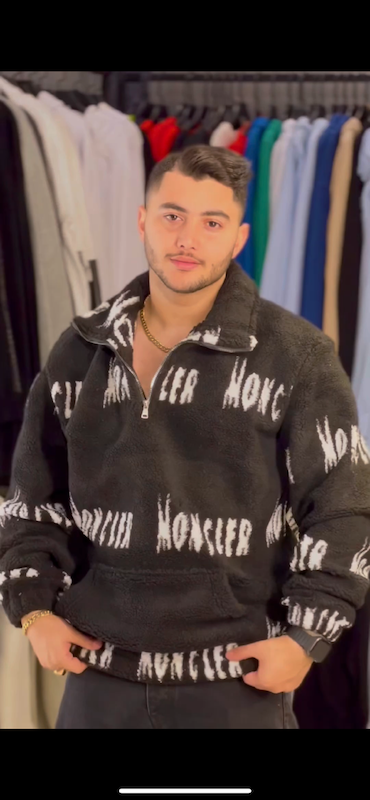 سوییشرت نیم زیپ تدی