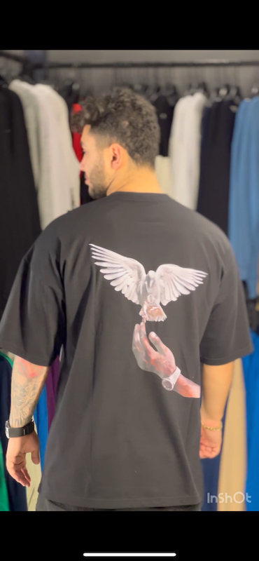 تیشرت قواره دار پرنده 🕊️