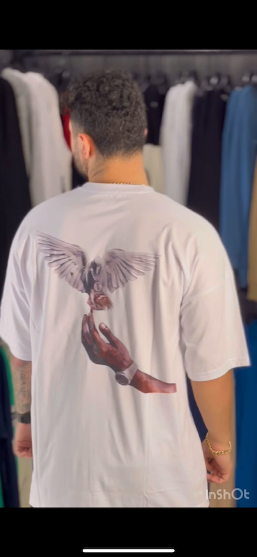 تیشرت قواره دار پرنده 🕊️