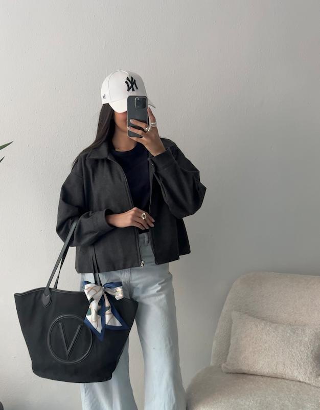 بامبر جکت gray