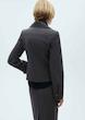 Mango Double Zip Striped Jacket