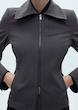 Mango Double Zip Striped Jacket
