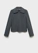 Mango Double Zip Striped Jacket