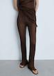 Mango Flare knit trousers