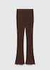 Mango Flare knit trousers