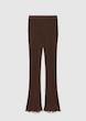 Mango Flare knit trousers