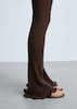 Mango Flare knit trousers
