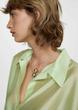 Mango Satin lyocell shirt