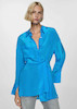Mango Long satin shirt