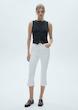Mango Capri jeans with side slit