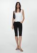 Mango Slim capri jeans with decorative stitching