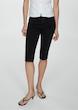 Mango Slim capri jeans with decorative stitching