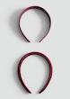 Mango Set of 2 satin hair bands