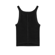 ZARA Black Ribbed Tank Top - Outlet