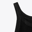 ZARA Black Ribbed Tank Top - Outlet