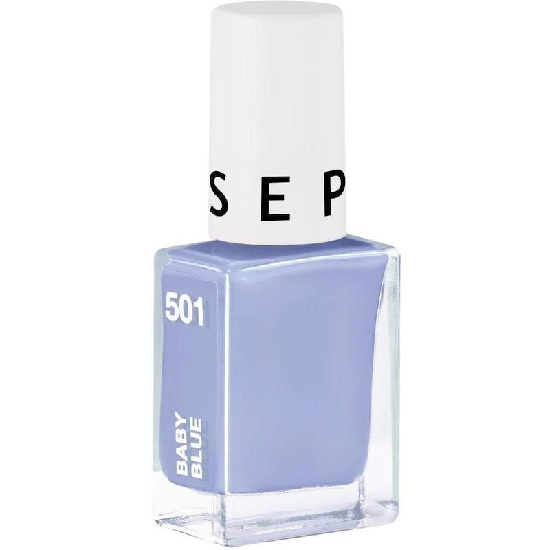 لاک ناخن سفورا کالکشن رنگ ۵۰۱ آبی پاستیلی baby blue (اصل)