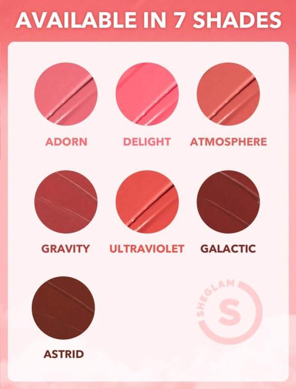 رژگونه و رژ لب سفینه ای مدل Lunar Orbit Blush Ball رنگ adorn