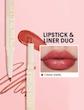 رژ لب و خط لب دو طرفه شیگلم مدل GLAM 101 SHEER TINTED رنگ Cinna swirl