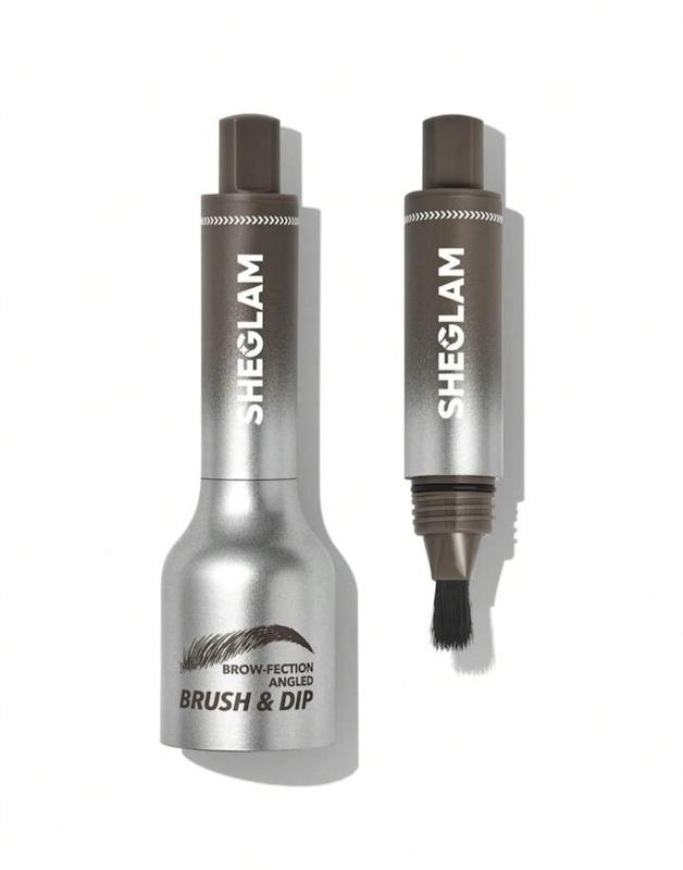 هاشور ابرو شیگلم مدل BROW FECTION ANGLED BRUDH & DIP رنگ ESPRESSO