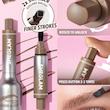 هاشور ابرو مدل BROW FECTION ANGLED BRUDH & DIP رنگ ASH