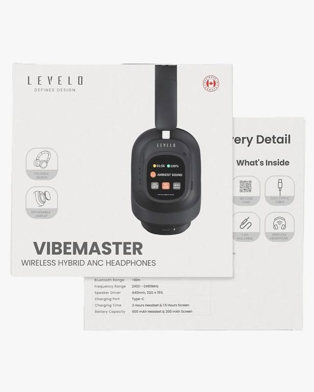 هدست بلوتوثی همراه با صفحه نمایش لمسی Levelo