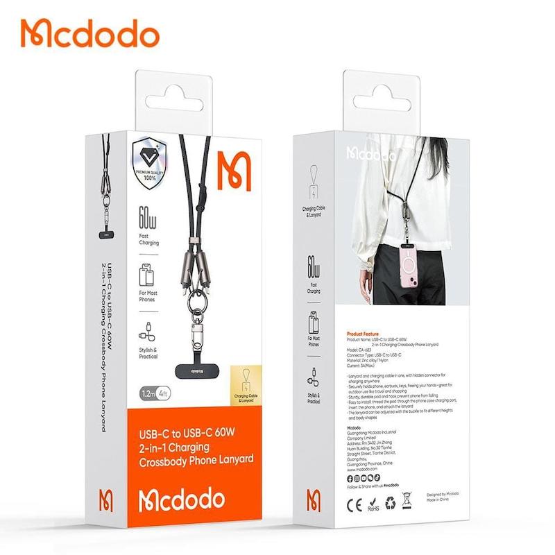 کابل دو سر تایپ سی اویز گردنی Mcdodo