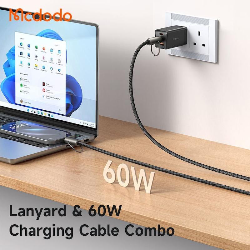 کابل دو سر تایپ سی اویز گردنی Mcdodo