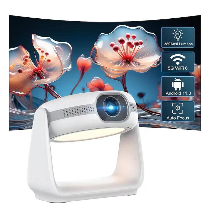 ویدئو پروژکتورهای شارژی قابل حمل + چراغ خواب LED 