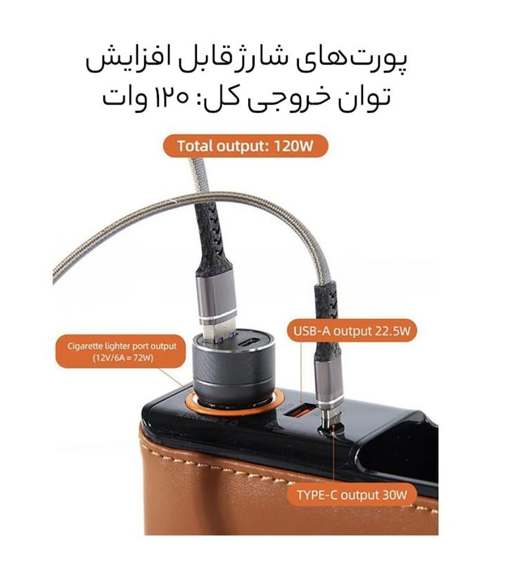 جعبه نظم دهنده خودرو به همراه فندکی