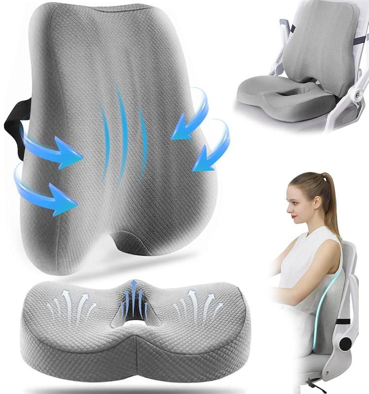 پکیج بالشتک صندلی و پشتی ارگونومیک